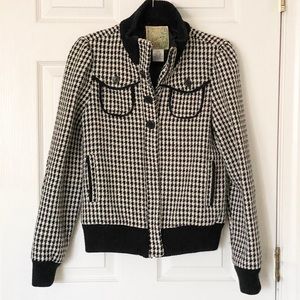 Billabong tweed bomber jacket